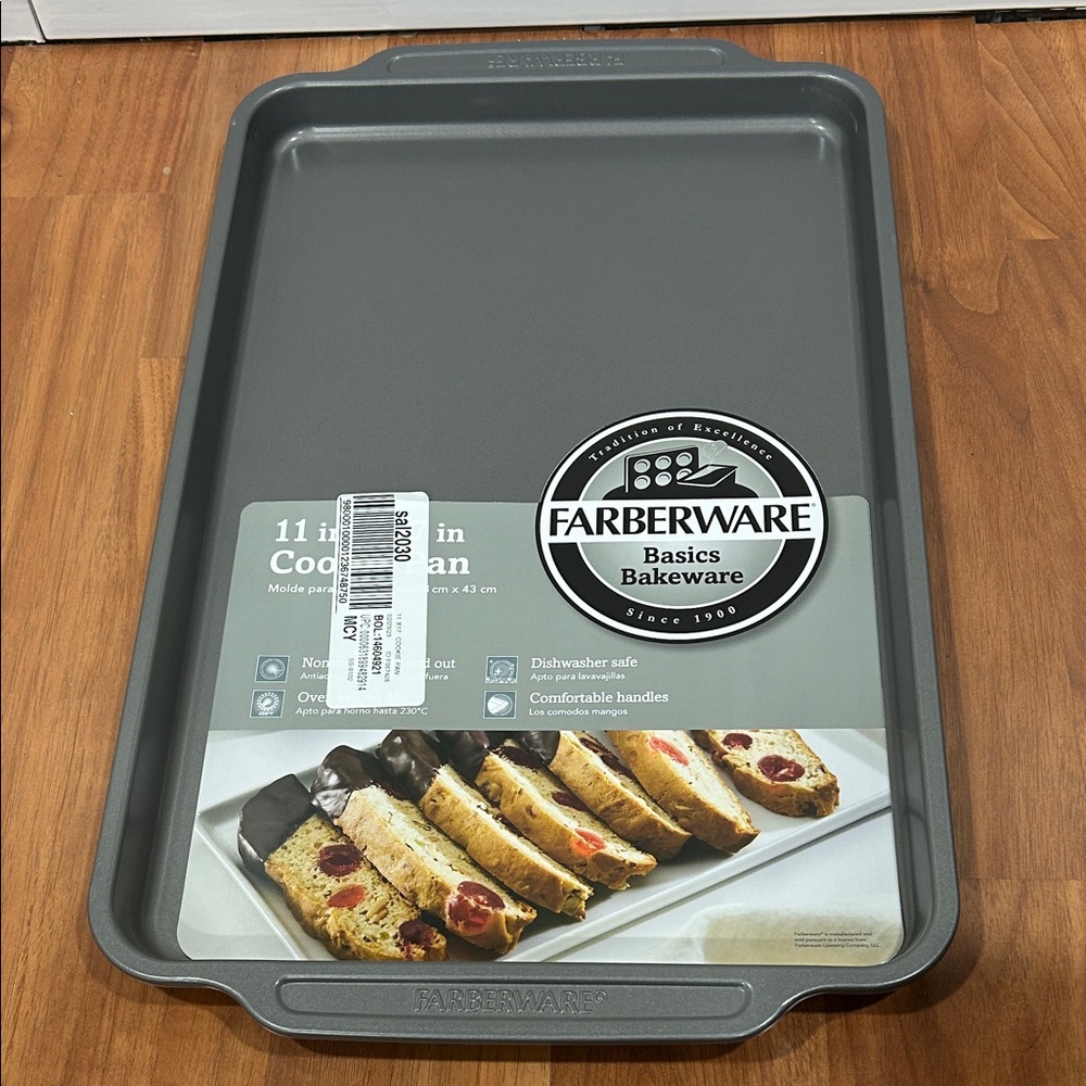 Farberware Dark Gray Nonstick Baking Pan